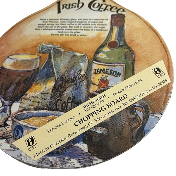 NWOT Irish coffee Coffee Chopping Board - Picture 3 of 6
